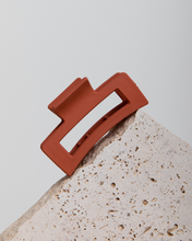 Load image into Gallery viewer, Square Claw Clip, Clay
